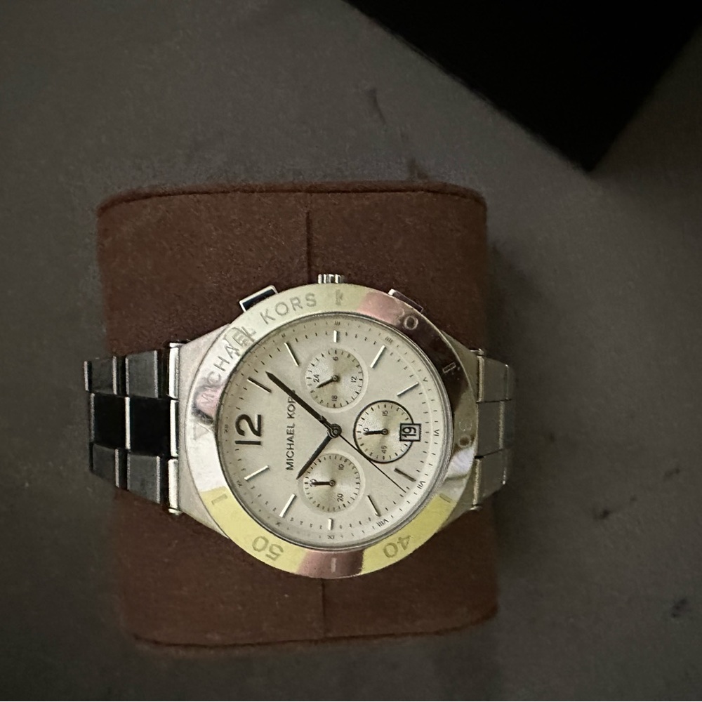 Michael Kors Silver Chronograph Watch